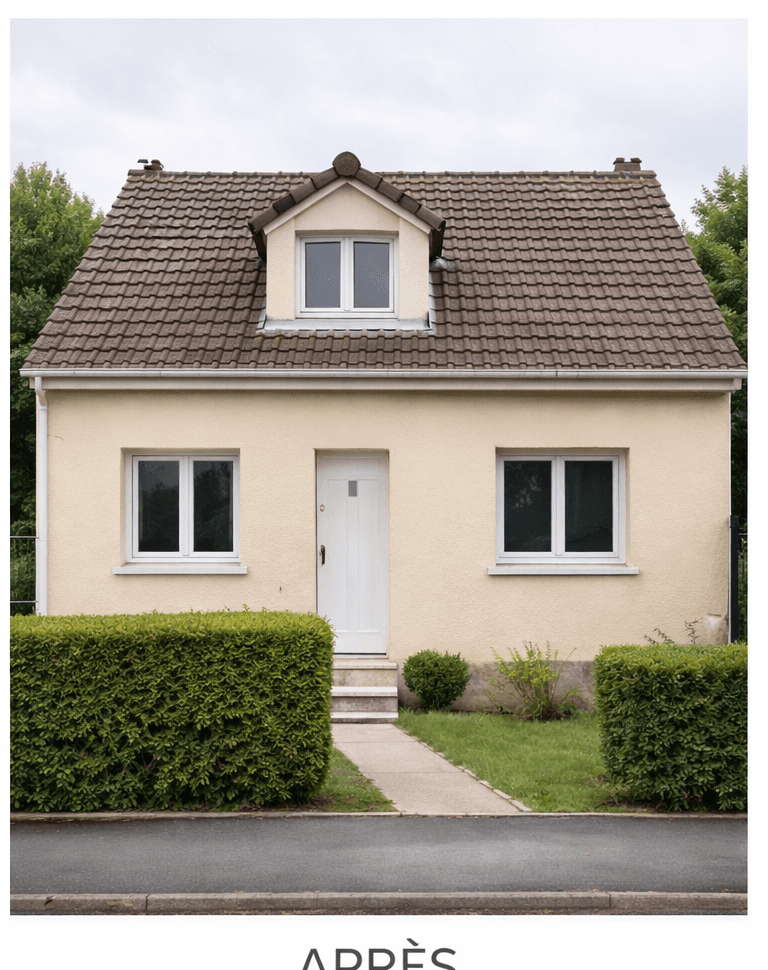 Maison individuelle - Île-de-France - Après isolation ITE