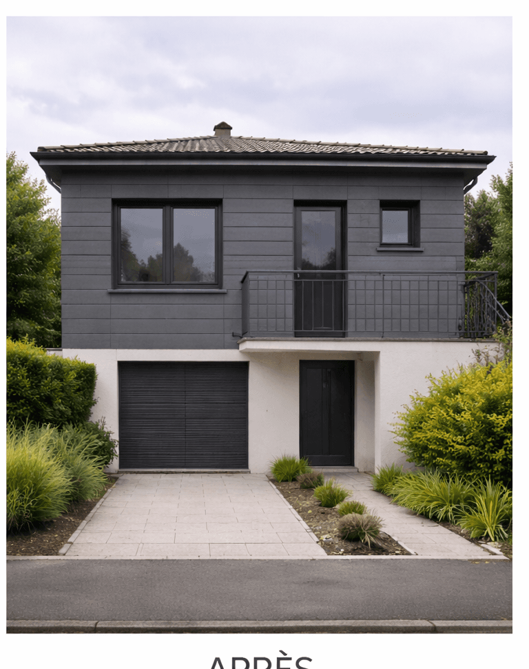 Pavillon années 70 - Lyon - Après isolation ITE