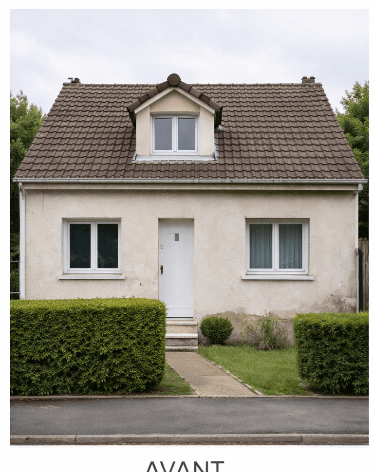 Maison individuelle - Île-de-France - Avant isolation